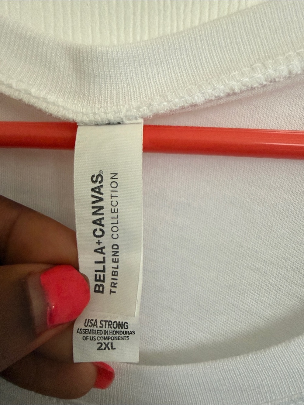 Disney White Tee with Vertical Rainbow Script Logo - Picture 2 of 5